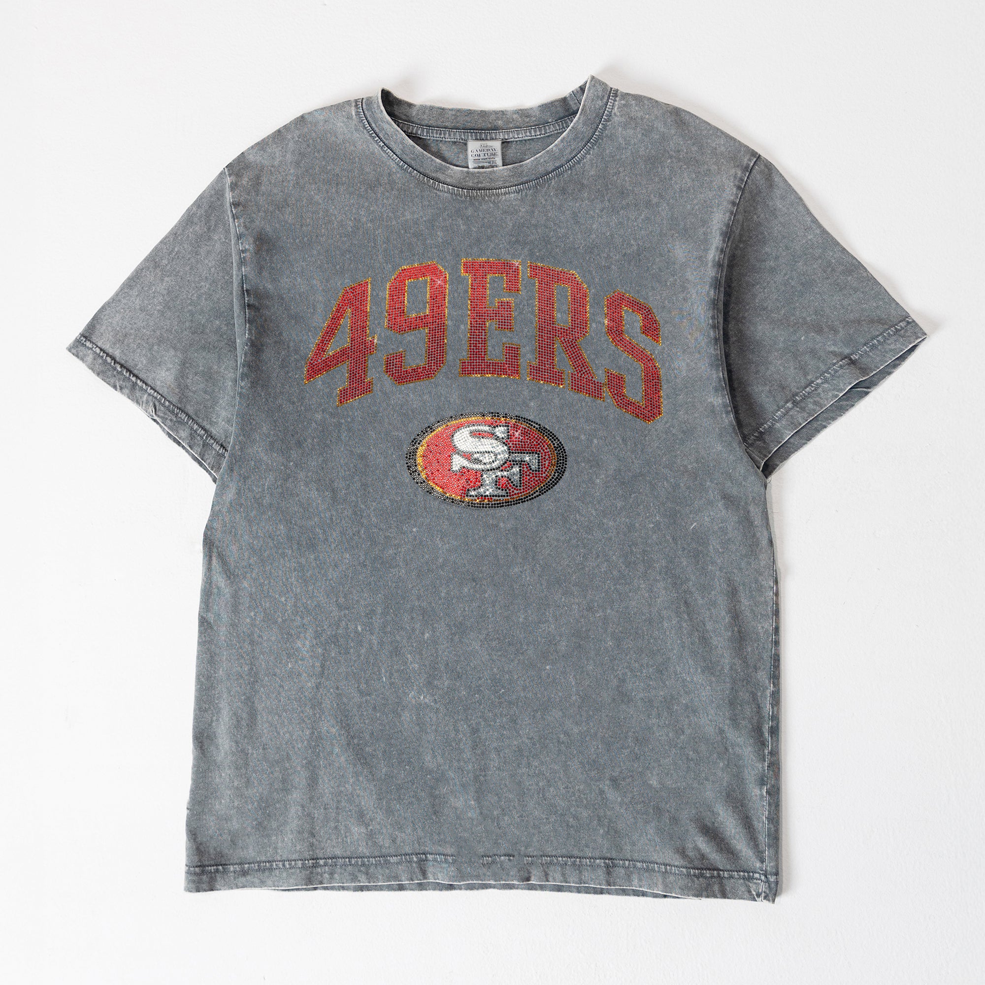 SAN FRANCISCO 49ERS BLING SEASON OVERSIZED CREWNECK TEE