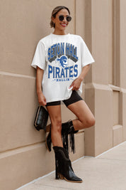 SETON HALL PIRATES SHAKEDOWN OVERSIZED CREWNECK TEE
