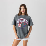 SMU MUSTANGS CLASSIC MOTION WASHED RELAXED FIT TEE