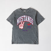 SMU MUSTANGS CLASSIC MOTION WASHED RELAXED FIT TEE