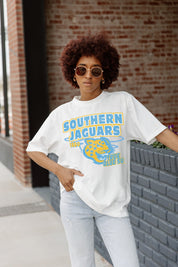 SOUTHERN JAGUARS IN THE LEAD OVERSIZED CREWNECK TEE