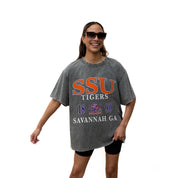 SAVANNAH STATE TIGERS Throwback Oversized Tee