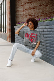 ST. JOHN'S RED STORM KEEP THE LEAD OVERSIZED CREWNECK TEE