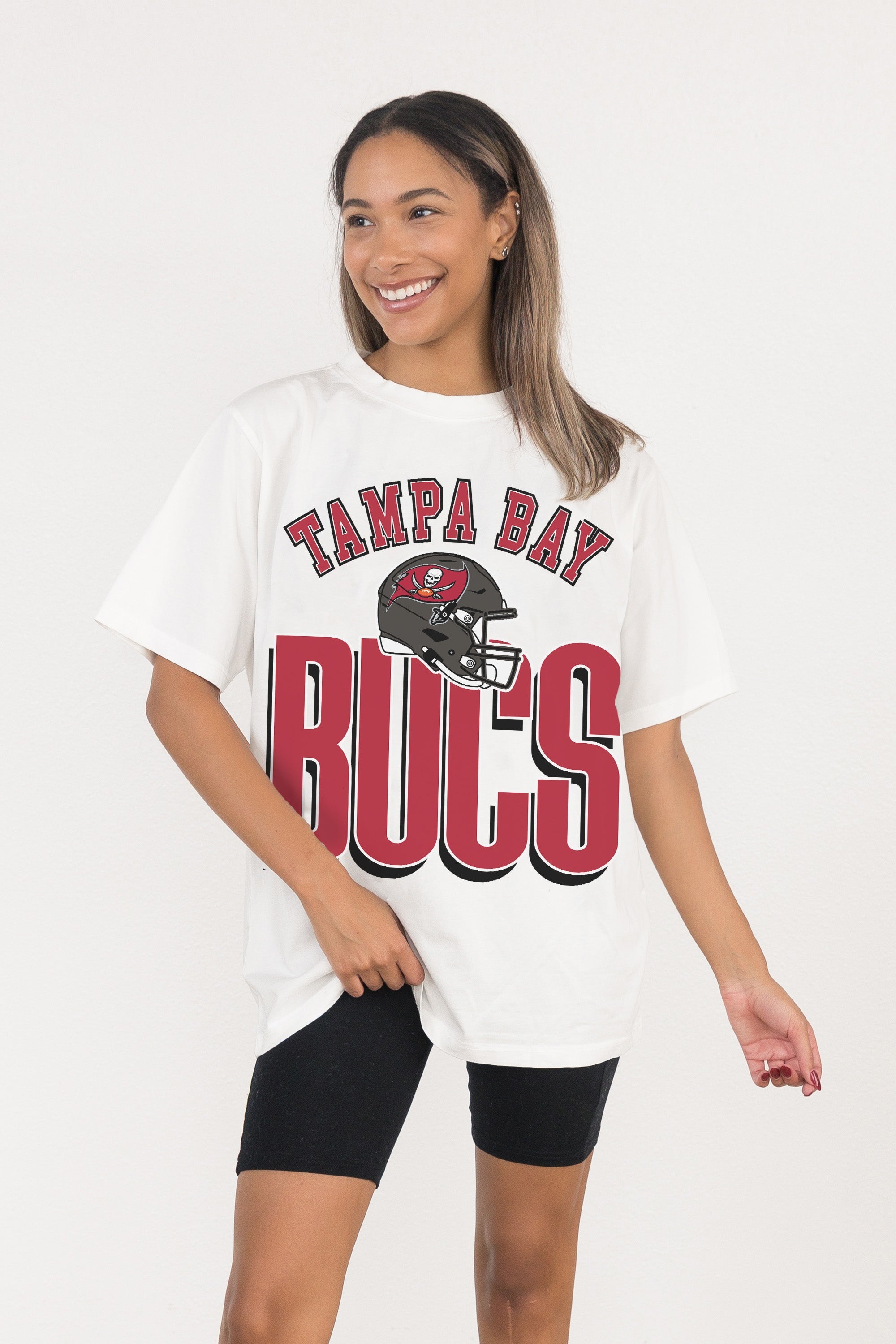 TAMPA BAY BUCCANEERS FIERCE FOCUS WASHED RELAXED FIT TEE