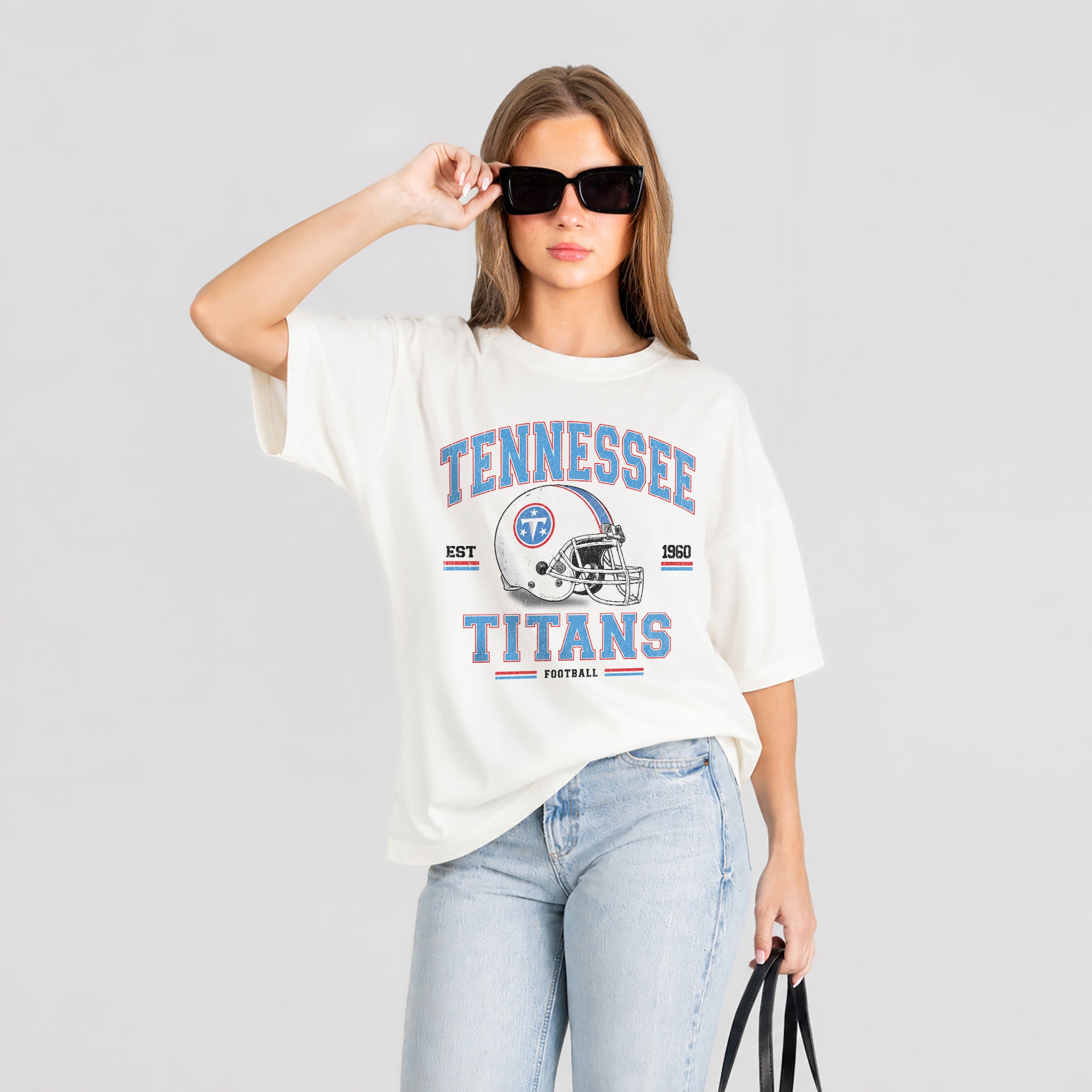 TENNESSEE TITANS PLAY TO WIN WASHED RELAXED FIT TEE
