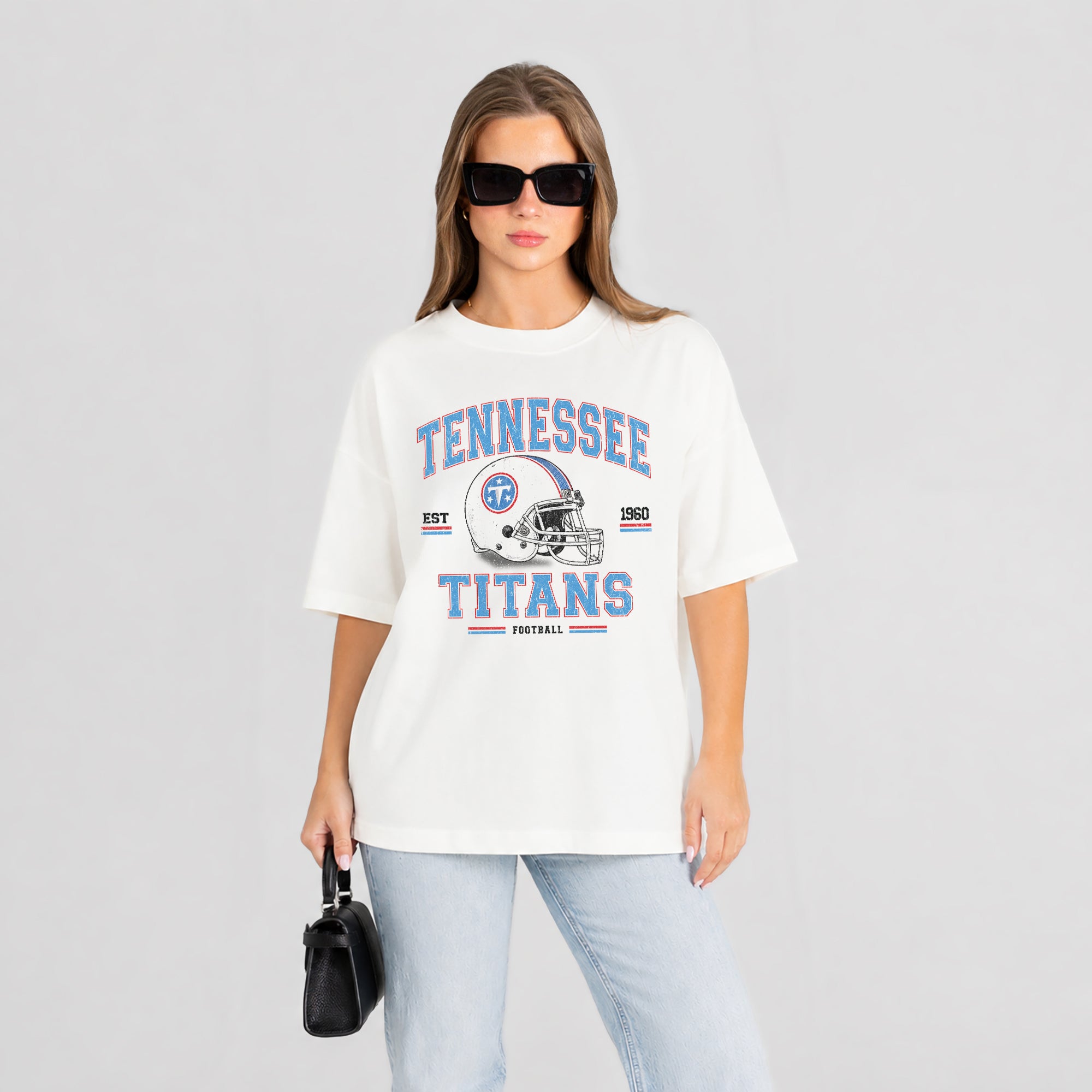 TENNESSEE TITANS PLAY TO WIN WASHED RELAXED FIT TEE