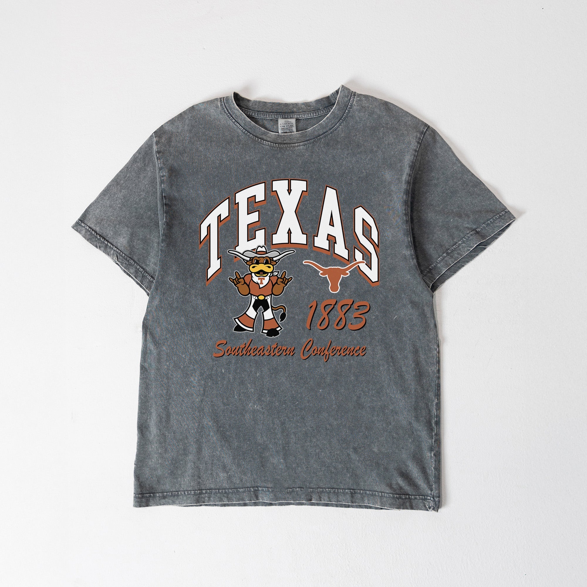TEXAS LONGHORNS CLASSIC MOTION WASHED RELAXED FIT TEE