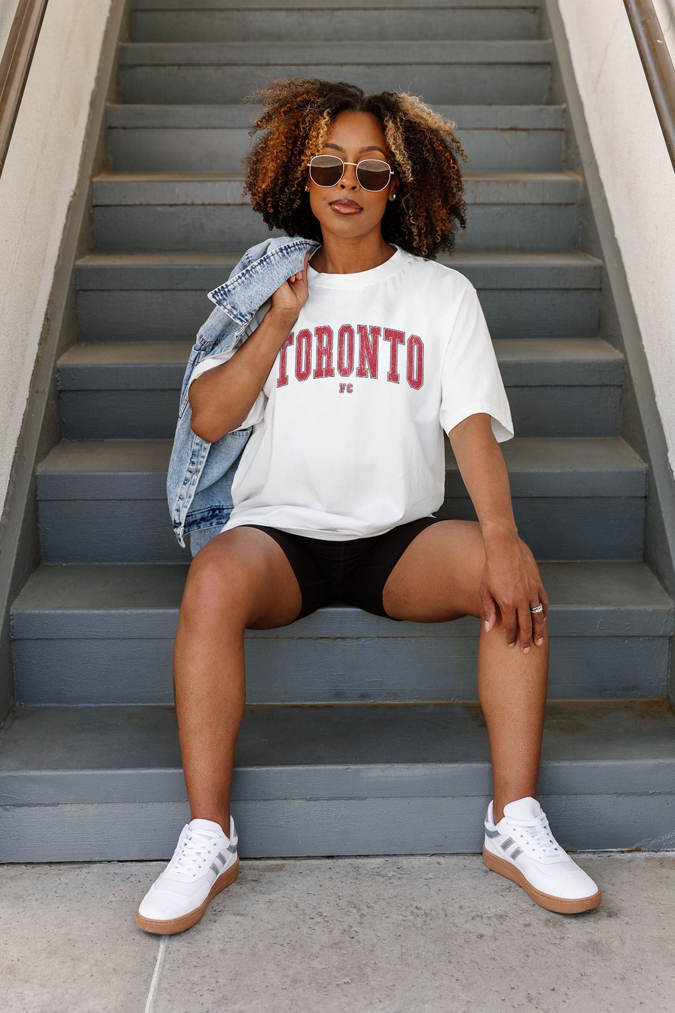 TORONTO FC GOAL LINE OVERSIZED CREWNECK TEE