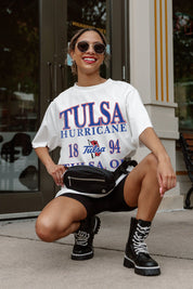 TULSA GOLDEN HURRICANE UNITY OVERSIZED CREWNECK TEE