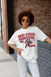 OHIO STATE BUCKEYES IN THE LEAD OVERSIZED CREWNECK TEE