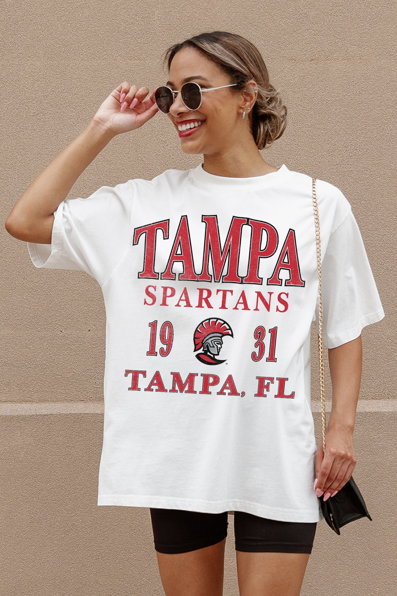TAMPA SPARTANS UNITY OVERSIZED CREWNECK TEE