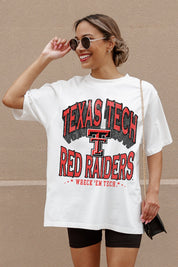 TEXAS TECH RED RAIDERS SHAKEDOWN OVERSIZED CREWNECK TEE