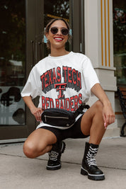 TEXAS TECH RED RAIDERS SHAKEDOWN OVERSIZED CREWNECK TEE