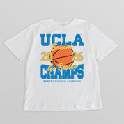 UCLA BRUINS 2026 WOMEN'S NATIONAL BASKETBALL CHAMPIONS WASHED RELAXED FIT TEE