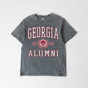 GEORGIA BULLDOGS DEGREE UNLOCKED WASHED RELAXED FIT TEE