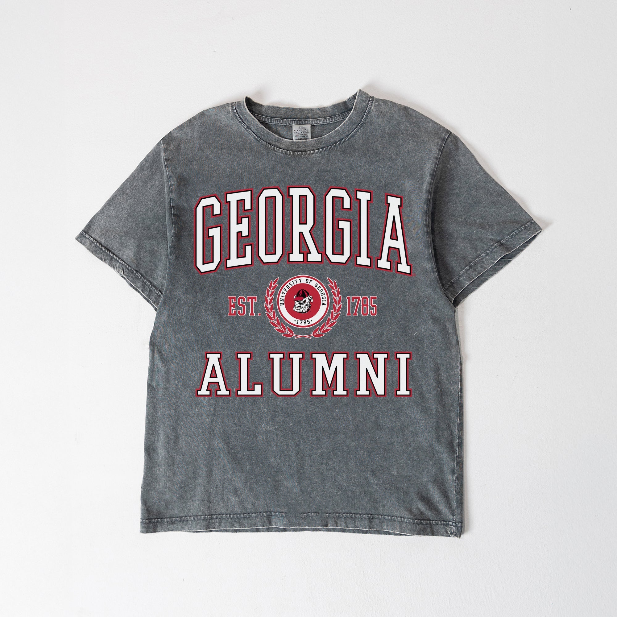 GEORGIA BULLDOGS DEGREE UNLOCKED WASHED RELAXED FIT TEE