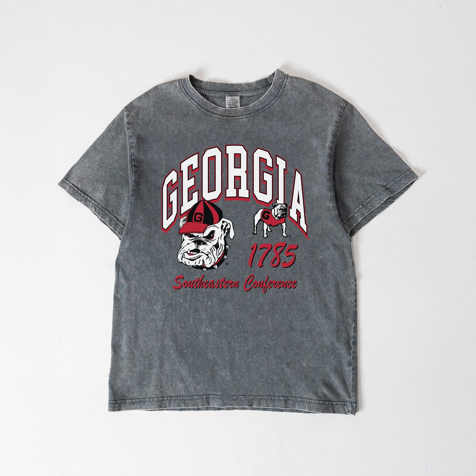 GEORGIA BULLDOGS CLASSIC MOTION WASHED RELAXED FIT TEE