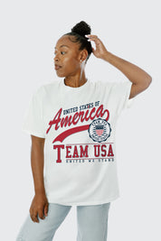 TEAM USA ALL-AMERICAN OVERSIZED CREWNECK TEE