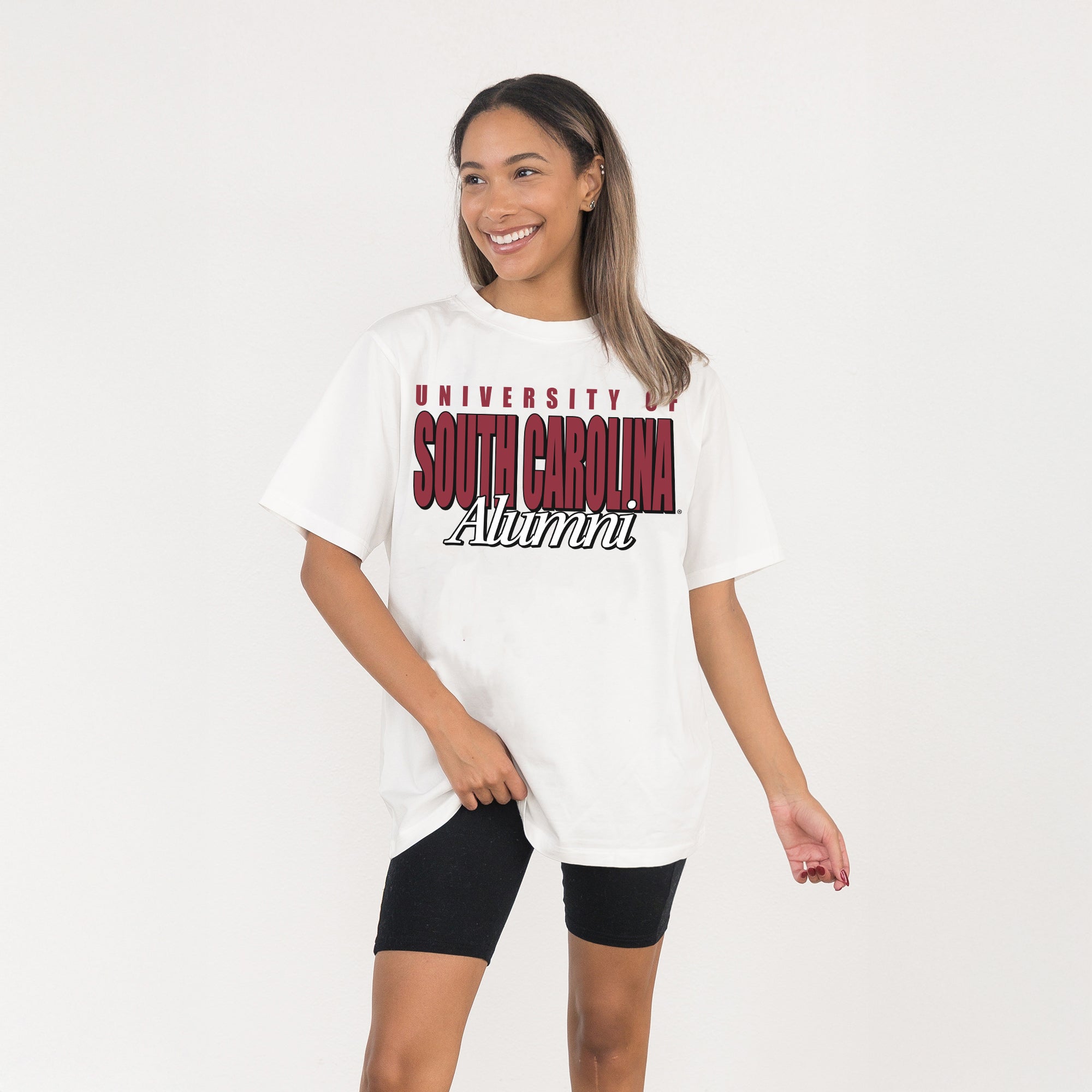 SOUTH CAROLINA GAMECOCKS ALUMNI ERA WASHED RELAXED FIT TEE