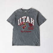 UTAH UTES CLASSIC MOTION WASHED RELAXED FIT TEE