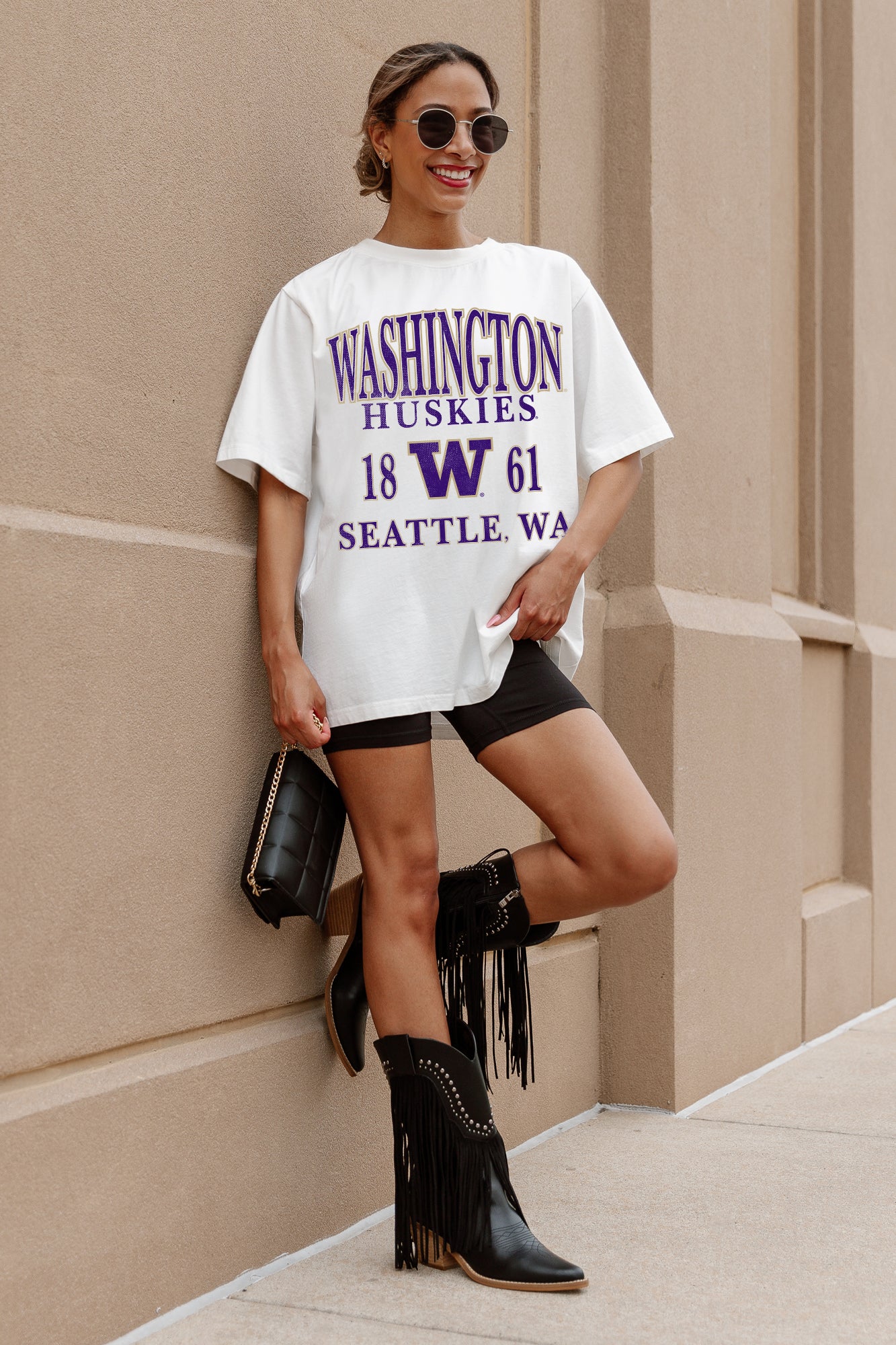 WASHINGTON HUSKIES Unity Oversized Tee