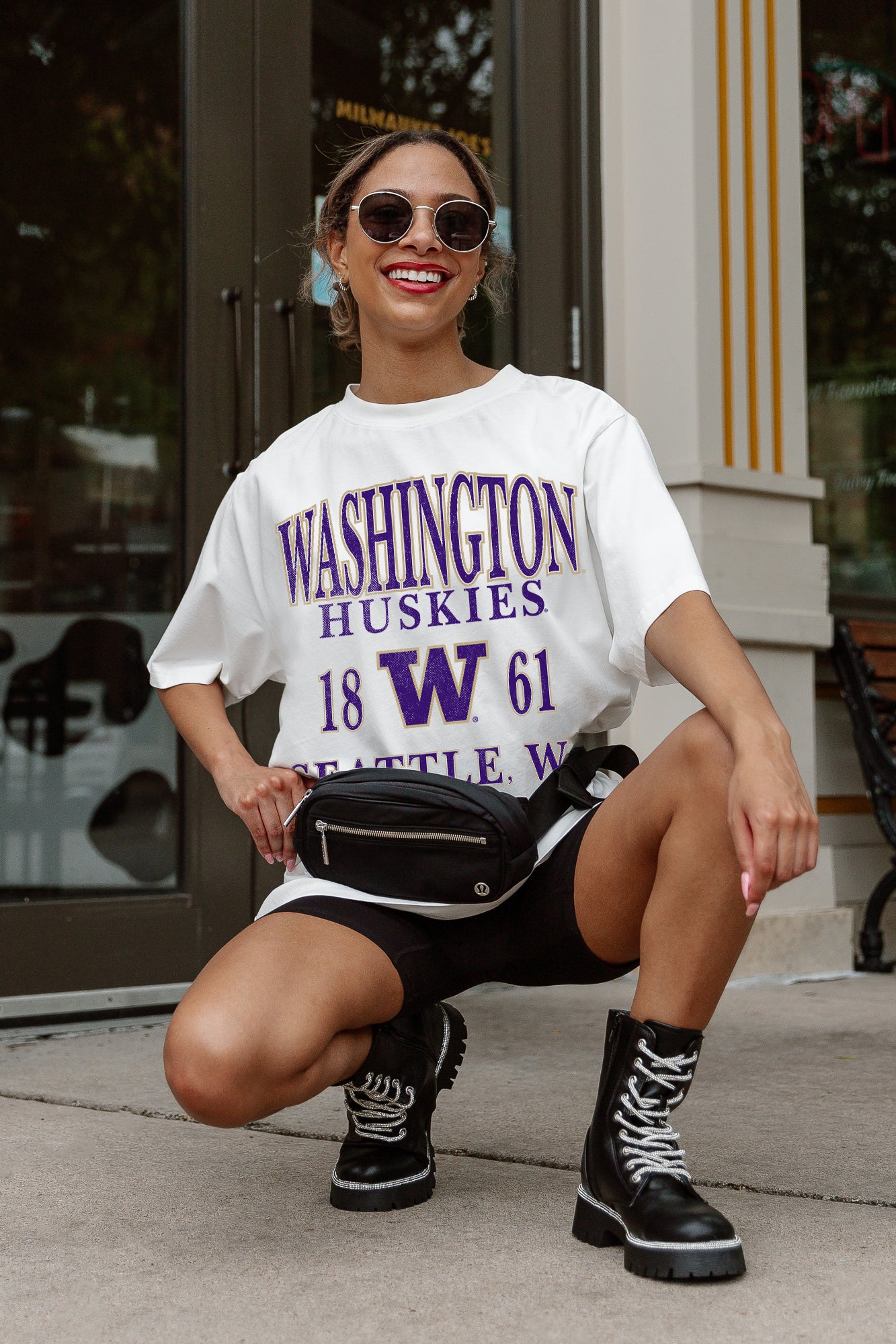WASHINGTON HUSKIES Unity Oversized Tee