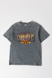 WASHINGTON COMMANDERS Peak Performance Oversized Crewneck Tee