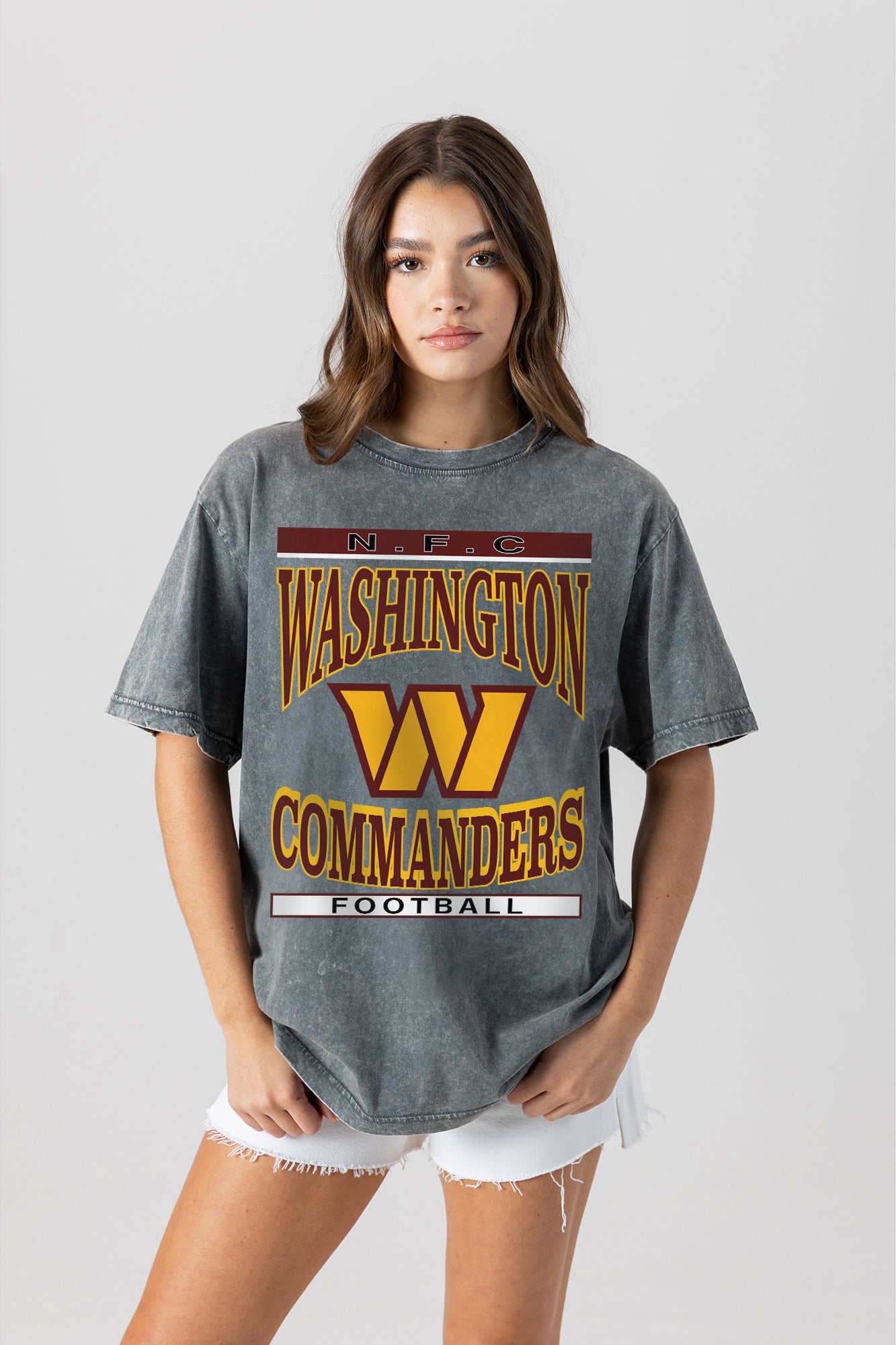 WASHINGTON COMMANDERS CLASSIC GRIND WASHED RELAXED FIT TEE