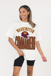 WASHINGTON COMMANDERS FIERCE FOCUS WASHED RELAXED FIT TEE