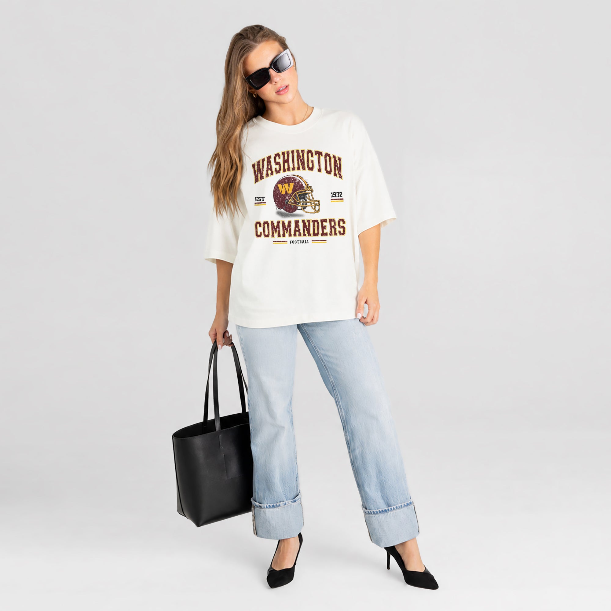 WASHINGTON COMMANDERS PLAY TO WIN WASHED RELAXED FIT TEE