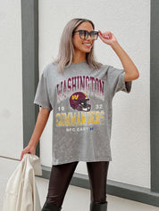 WASHINGTON COMMANDERS Nothing But The Best Oversized Crewneck Tee