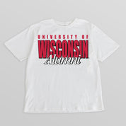 WISCONSIN BADGERS ALUMNI ERA WASHED RELAXED FIT TEE