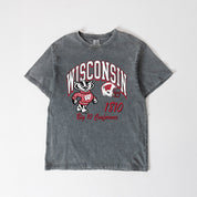 WISCONSIN BADGERS CLASSIC MOTION WASHED RELAXED FIT TEE