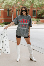 WESTERN KENTUCKY HILLTOPPERS THROWBACK OVERSIZED CREWNECK TEE