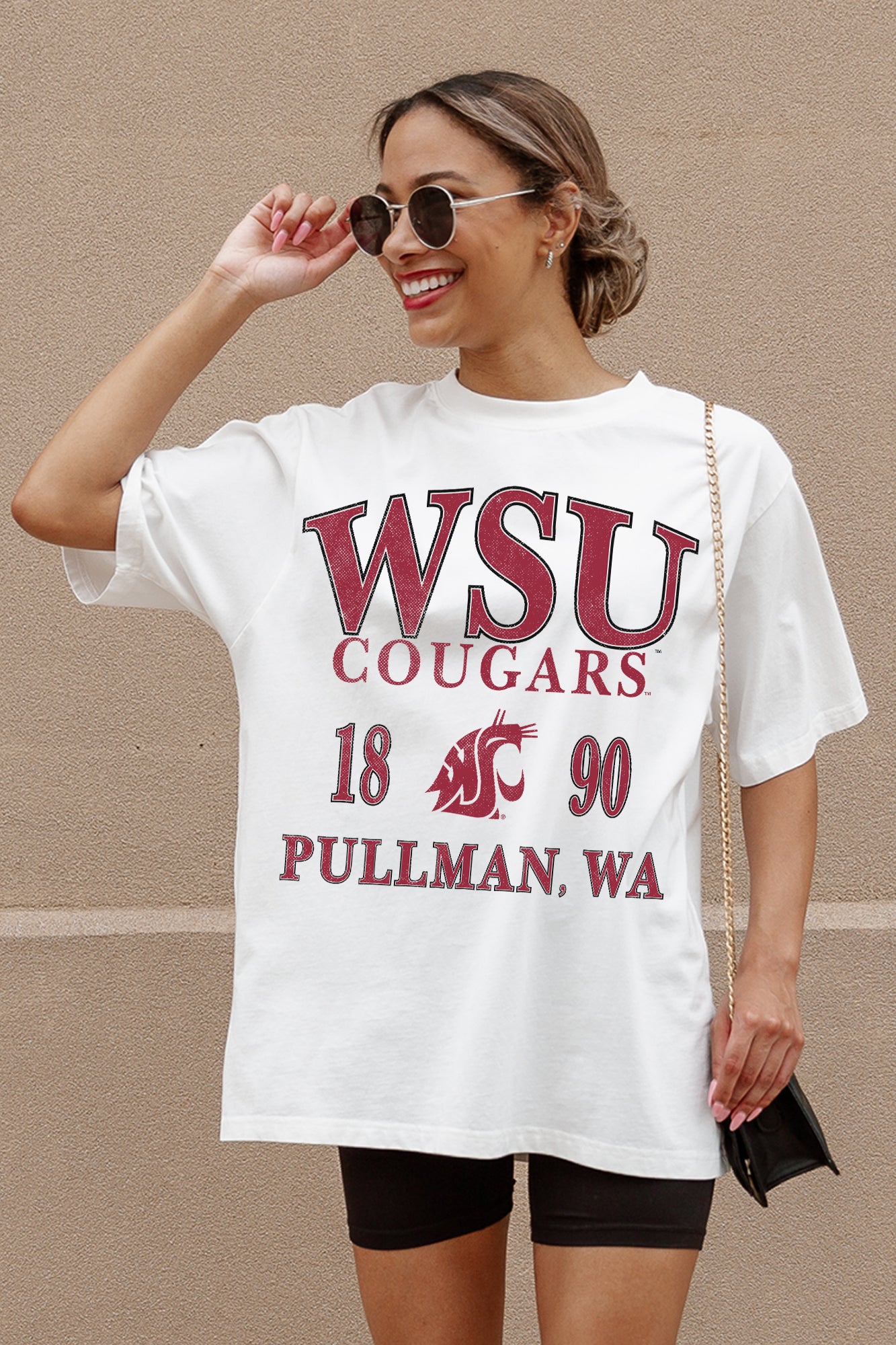 WASHINGTON STATE COUGARS Unity Oversized Tee