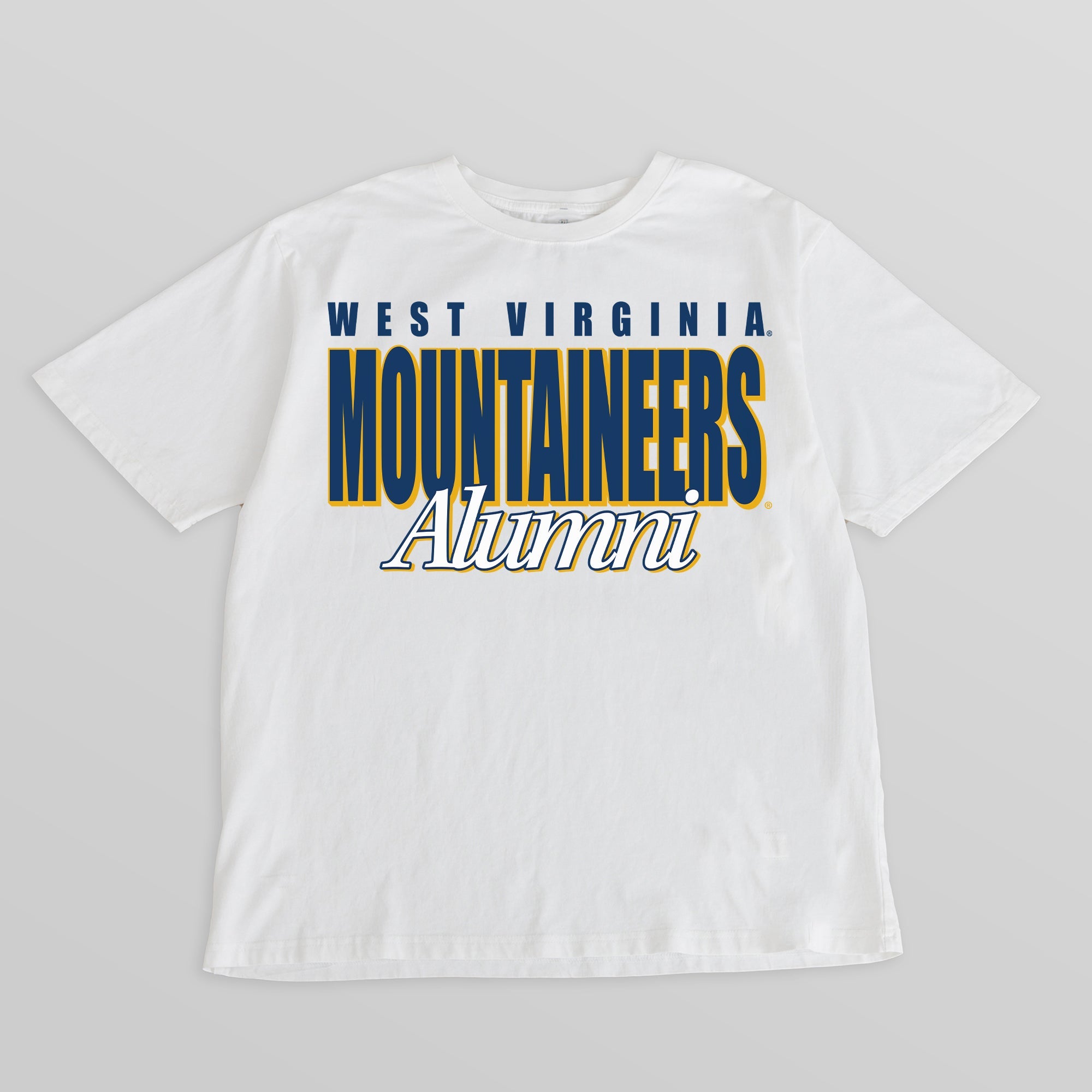 WEST VIRGINIA MOUNTAINEERS ALUMNI ERA WASHED RELAXED FIT TEE