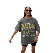 XAVIER UNIVERSITY OF LOUISIANA GOLD RUSH Throwback Oversized Tee