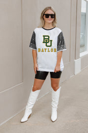 BAYLOR BEARS BLING IT FULL SEQUIN JERSEY DRESS
