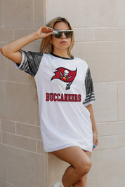 TAMPA BAY BUCCANEERS BLING IT FULL SEQUIN JERSEY DRESS