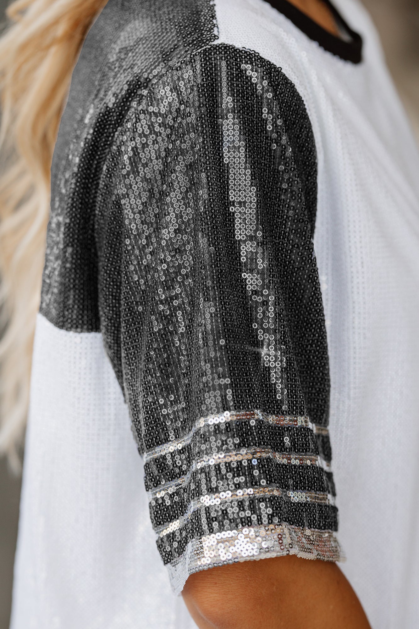 WASHINGTON COMMANDERS BLING IT FULL SEQUIN JERSEY DRESS