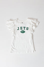 NEW YORK JETS Valkyrie Flutter Sleeve Top
