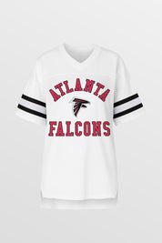 ATLANTA FALCONS NEXT DOWN ICONIC OVERSIZED FASHION JERSEY BY RANDI MAHOMES