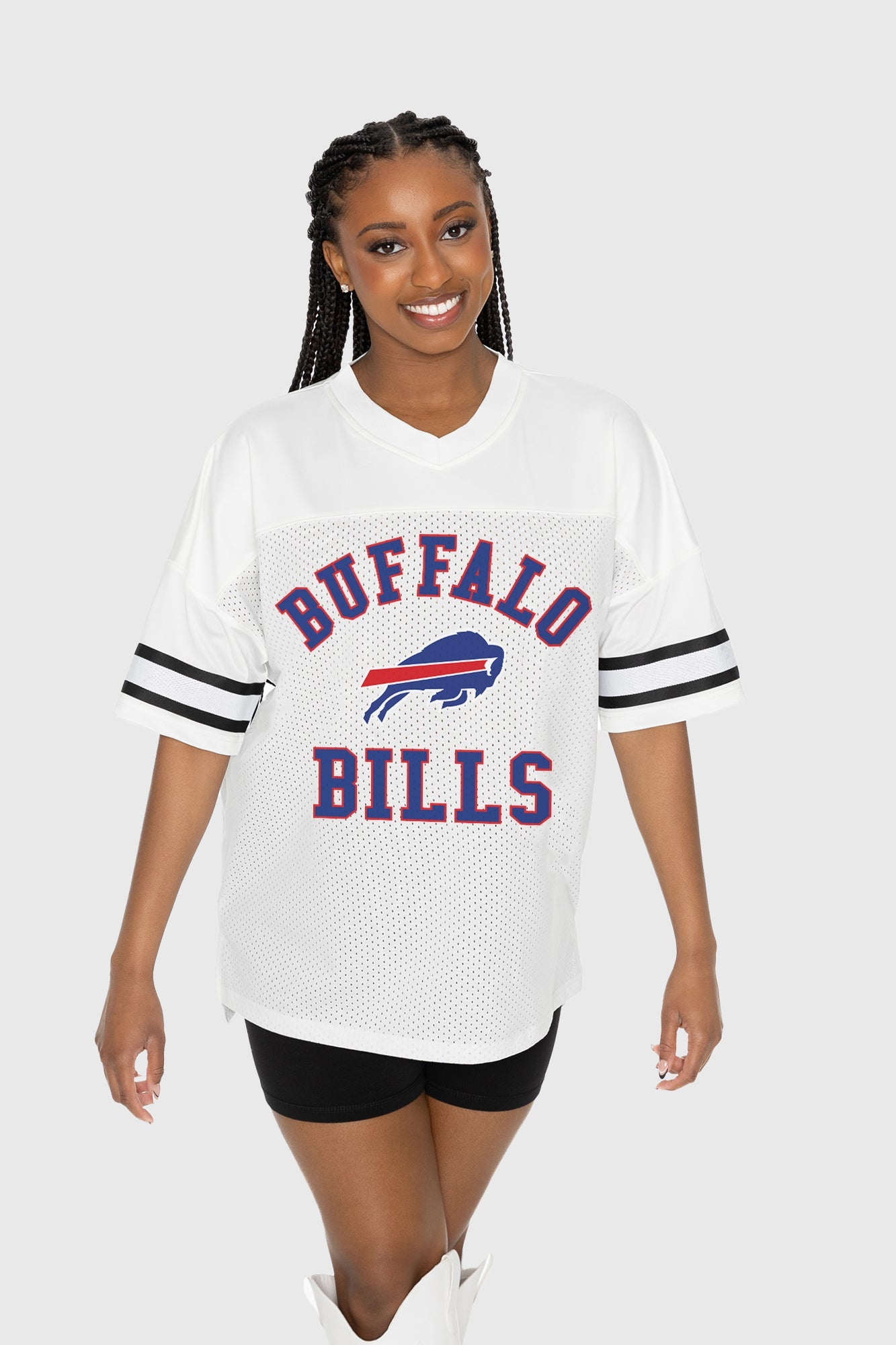 BUFFALO BILLS NEXT DOWN ICONIC OVERSIZED FASHION JERSEY BY RANDI MAHOMES
