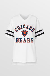 CHICAGO BEARS NEXT DOWN ICONIC OVERSIZED FASHION JERSEY BY RANDI MAHOMES