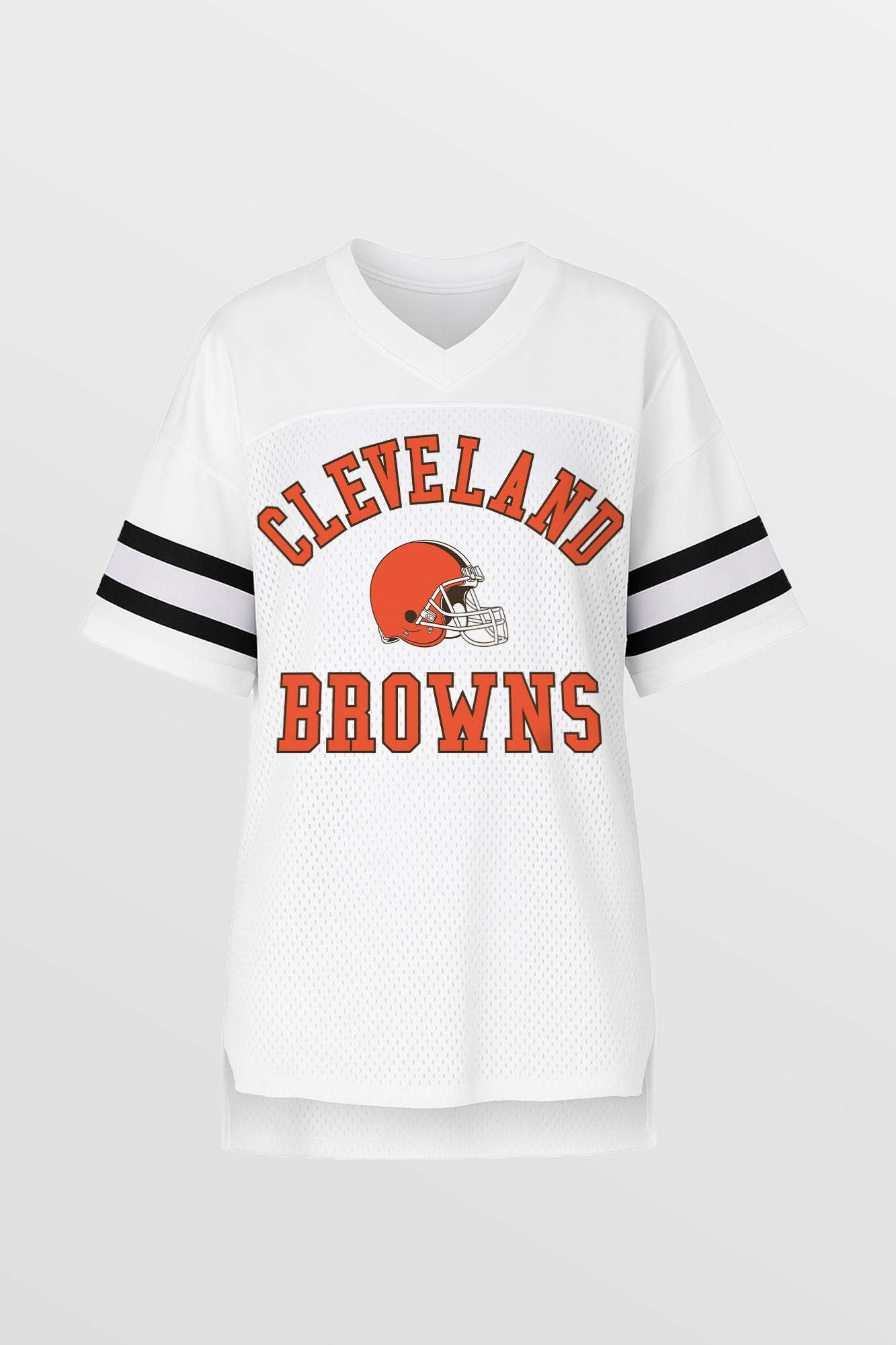 CLEVELAND BROWNS NEXT DOWN ICONIC OVERSIZED FASHION JERSEY BY RANDI MAHOMES