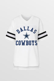DALLAS COWBOYS NEXT DOWN ICONIC OVERSIZED FASHION JERSEY BY RANDI MAHOMES