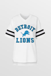 DETROIT LIONS NEXT DOWN ICONIC OVERSIZED FASHION JERSEY BY RANDI MAHOMES