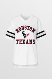 HOUSTON TEXANS NEXT DOWN ICONIC OVERSIZED FASHION JERSEY BY RANDI MAHOMES