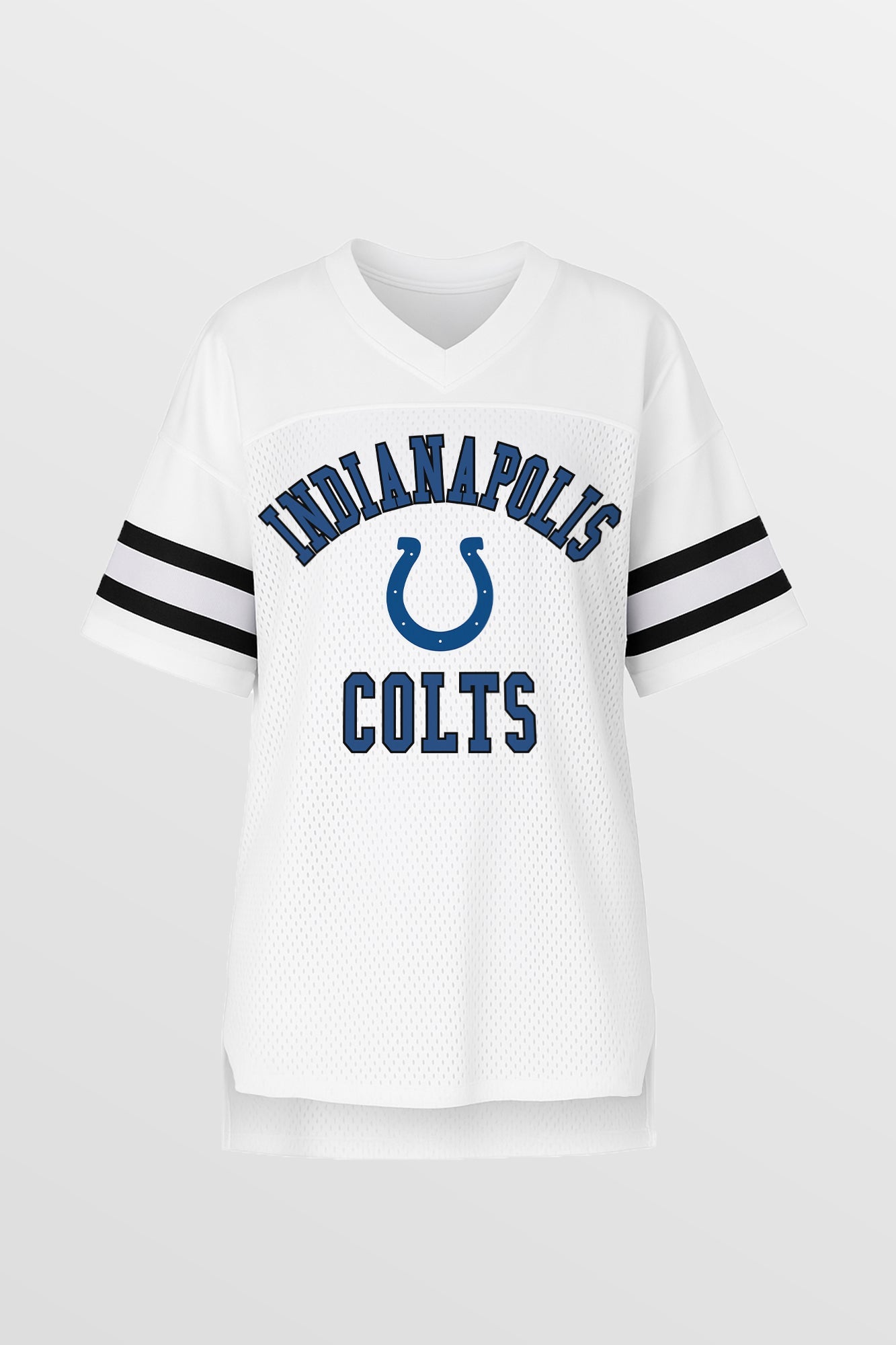 INDIANAPOLIS COLTS NEXT DOWN ICONIC OVERSIZED FASHION JERSEY BY RANDI MAHOMES