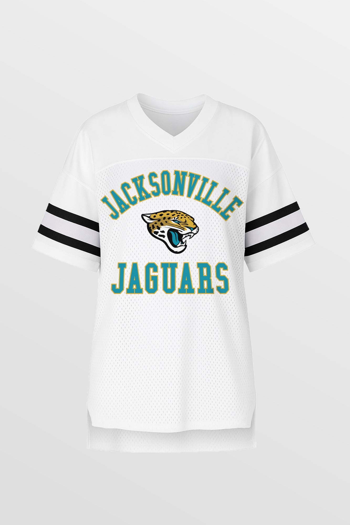 JACKSONVILLE JAGUARS NEXT DOWN ICONIC OVERSIZED FASHION JERSEY BY RANDI MAHOMES